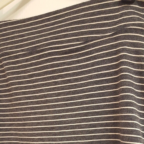 Silence + Noise Gray White Striped Body Con Skirt - Picture 2 of 2